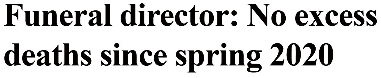The Light funeral director headline